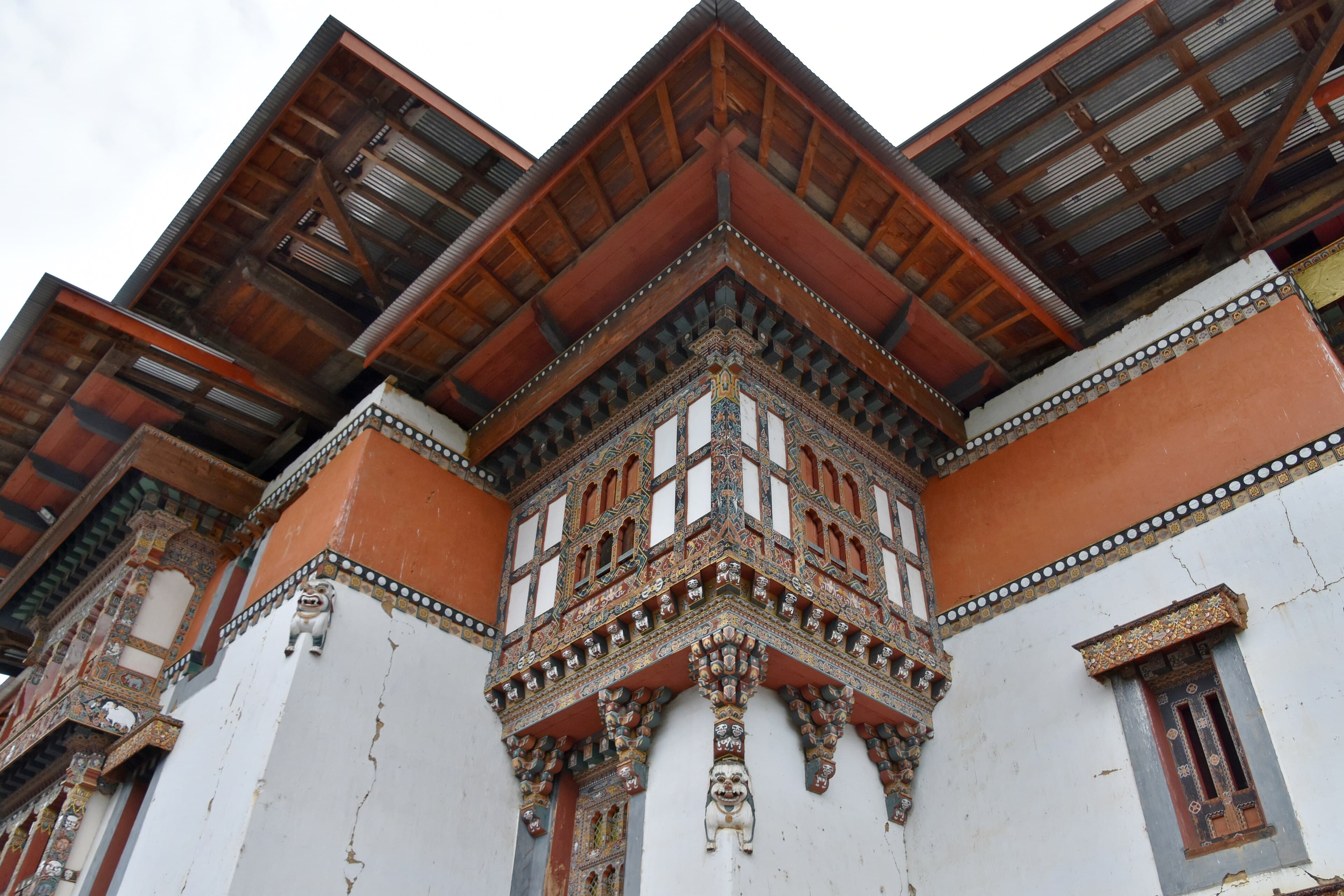 Gangtey Goemba monastery above the Phobjikha valley, Bhutan